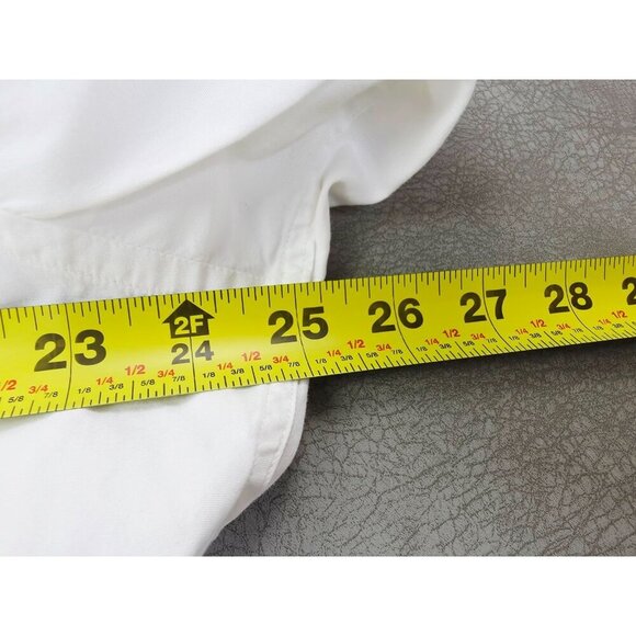 Hugo Boss 2 Ply Size 16 32-33 Mens White French Cuff Spread Collar Long Sleeve - Picture 2 of 10